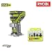 Produktbild Pack Kantenfräse zu Holz Ryobi 18 V OnePlus ohne Akku und Ladegerät r18tr-0 – Coffret 5 Erdbeeren gemischt rakrbs5