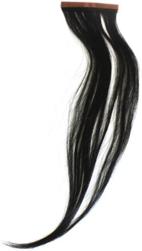 Qwik X 100 Percent Indian Remi Human Hair Tape Hair Extensions Colour 1 Jet Black 41cm