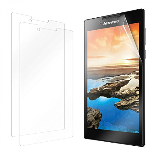 2 x eFabrik Case für Lenovo Tab 2 A7-30 Displayschutzfolie Tablet (7 Zoll) Display Bildschirm Set Tablet-PC Zubehör Anti Beschlag Schutz Folie Klar Transparent