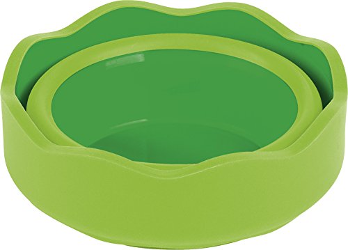 Faber-Castell 181570 – Wasserbecher Clic und Go, Lernmaterialien, hellgrün - 3