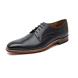 Business Schuhe Gordon & Bros Milan 5098-B Herrenschuhe Herren Businessschuhe, Schnürhalbschuhe, Anzugsschuhe, Derby Schuhe, Goodyear Blau (Alameda Blue), EU 45