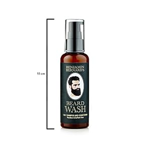 Beard Shampoo - 2-In-1 Shampoo and Conditioner Beard Grooming by Benjamin Bernard - Beard Wash Made with 100% Natural… - Image 3
