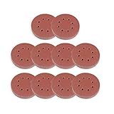 【Material】el disco de lijado de gancho y bucle hecho de óxido de aluminio, abrasivo, duradero y antiestático, ideal para madera pulida, jade, metal, etc.
