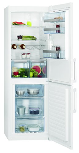 AEG-Electrolux SANTO S53430CNW2 Khl-Gefrier-Kombination / A+++ / 184,5 cm Hhe / 161 kWh/Jahr / 92 L Gefrierteil / NoFrost / Flaschenablage / wei