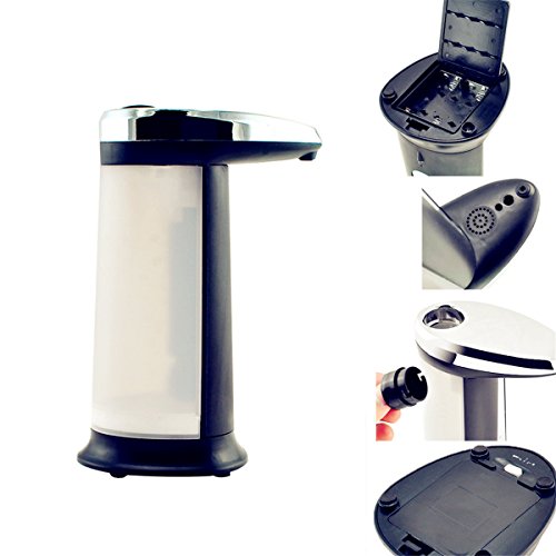 Careshine Automatische Infrarot Sensor Touchless Edelstahl Seifenflüssigkeitsspender 400 Milliliter - 5