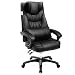 Produktbild SONGMICS Design, Luxus Bürostuhl mit klappbarer Kopfstütze, extra großer orthopädischer Chefsessel, ergonomischer Schreibtischstuhl, schwarz OBG76BUK