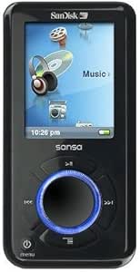 SanDisk Sansa e 250 DAP MP3-Player 2 GB (mit microSD-Kartenslot, Aufnahmefunktion, Videofunktion) schwarz