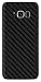 StickOn Samsung S8 Vinyl Carbon Fiber Mobile Skin (Only Back) - Black Color RS.299.00