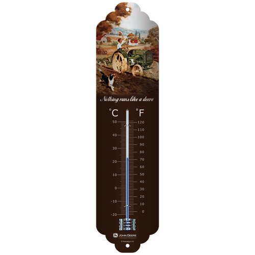 Nostalgic-Art - John Deere Painting - Thermometer - 6,5x28cm