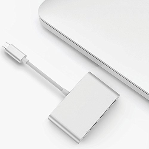 ABCTen USB3.1 Typ C Multiport Konverter zu 3-Port USB 3.0 mit Ladegerät-Adapter Hub Für Apple MacBook 12 „/ Neues MacBook Pro 13“ / ChromeBook Pixel - 7