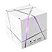 Produktbild Skitic Qone Mini Tragbar Kabelloser Bluetooth Lautsprecher Subwoofer Stereo Magic Cube Musik-Player mit Bunten LED Licht, Eingebautem Mikrofon und Erweiterter Bass für iPhone iPad iPod Samsung HTC Sony Tablets and MP3 Devices (Weiß)