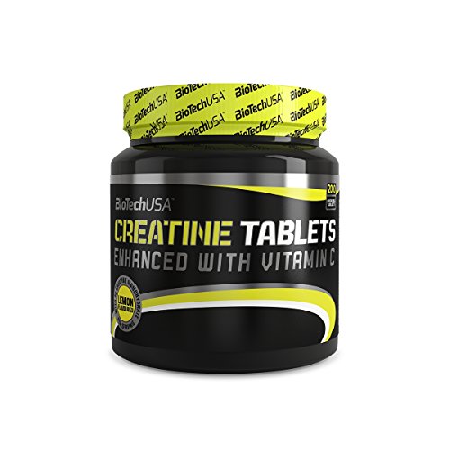 Preisvergleich Produktbild BiotechUSA Creatine Tablets Zitrone 200 Tabletten