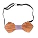 Produktbild MagiDeal Vintage Holz Herren Fliege Konfirmation Schleife Krawatte für Hochzeitsfest Kostüm - #1
