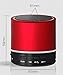 Produktbild LED Portable Wireless Bluetooth Lautsprecher Mit Hervorragendem HD Sound Und Verbesserten Bass MINI Stereo Außenlautsprecher, Eingebautes Mikrofon Und SD/TF Kartenslot Für Iphone Ipad Telefon (Rot)