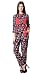 MEIRA Full Seleeve Chinese Collar Multicolor Creepe Jumpsuit RS.399.00