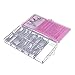 SODIAL(R) 100pcs/set False Nail Tips Dual Form Nail System for UV GEL Acrylic Nail Art Mold Tips Decoration Transparent