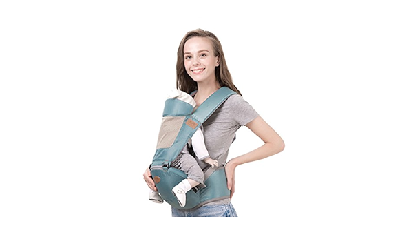 Baby Porte Bebe Hip Seat 6 Dans 1 Classique Concu Sac A Dos De Transporteur De Bebe 0 36 Mois Blue Amazon Fr Sports Et Loisirs