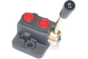 Spare Parts Holland Valvola idraulica di controllo manuale 1860100M95 1 leva Massey Ferguson 3/2 vie 3/8" in 9,525 mm BSP verniciato