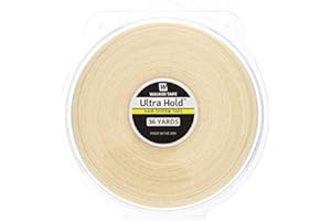 LEOO HAIR "Ultra Hold" Walker rodillos cara Cintas adhesivas etiquetas sustitución sistema pelo hombres Toupee extensión pelo peluca paquetes pelo armadura cierre encaje frontal(36 yardas y 1/2 pulgada)