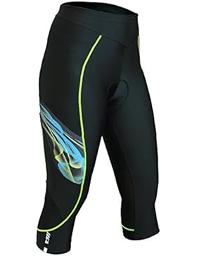 Berkner Damen 3/4 Fahrrad Hose Radhose mit Sitzpolster