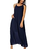 ❤️Perfektes Maxikleid von Auxo für das tägliche Leben, Es ist schön, um es mit einer ethnischen langen Halskette zu kombinieren, es wird Ihnen ein böhmisches und stilvolles Aussehen bringen.