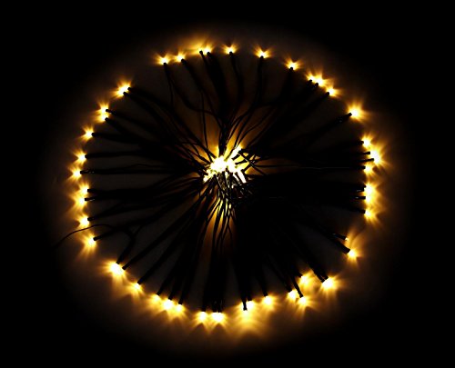 Esky 55ft 17M 100er LED Solar Lichterkette für Garten, Outdoor, Weihnachten, Party, Hochzeit, Warmweiß Lichtfarbe - 5