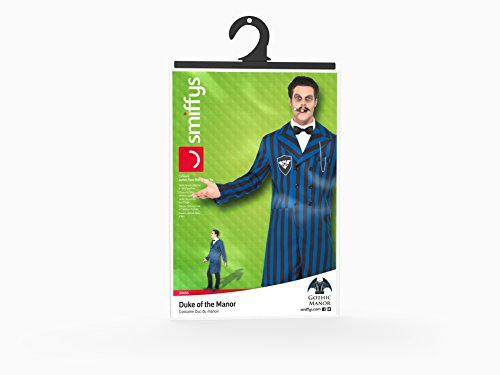 Smiffys Adult men's Duke of the Manor Costume, Jacket, Mock Shirt and Bow Tie, Gothic Manor, Halloween, Size L, 24436 reviews Smiffys Adult men's Duke of the Manor Costume, Jacket, Mock Shirt and Bow Tie, Gothic Manor, Halloween, Size L, 24436