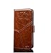 Produktbild Hülle für Huawei P10 Plus,Homikon PU Leder Hülle Retro Einfach Persönlichkeit Nähen Schutzhülle Brieftasche Ledertasche Bookstyle mit Innere Weiche Slim Fit Soft Silikon Bookcase Handyhülle Flip Wallet Case Kunstleder Lederhülle Kratzfeste Flexible Ultra Slim dünne Stoßfeste Schutz Handy Hülle Protective Rundum-schutz Cover Schutz Rückschale mit Standfunktion Kredit Kartenfächer Magnetverschluss Tasche Etui für Huawei P10 Plus - Hellbraun