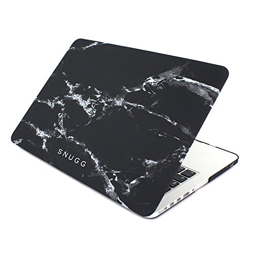 Macbook 13 Hülle, Snugg Apple Macbook 13 Hülle Case Tasche [Deluxe Satin Touch] Ultra Slim – Schwarzer Marmor - 5
