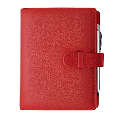 Exacompta Agenda Exacompta 72375E Organiseur Exatime 17 Cali Vachette Pleine Fleur Rouge - 190 x 150 mm - Janvier 2019 à Janvier 2020