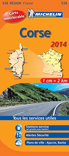 Carte indéchirable Corse 2014 Michelin Carte indéchirable Corse 2014 Michelin