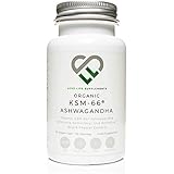 Organic Ashwagandha KSM-66 by LLS | Added Bioperine (Black Pepper Extract) for Greatly Enhanced Absorption | High Strength 500mg per Capsule | 60 Vegan Capsules | Ayurvedic Withania Somnifera | 100% Pure and Natural | Made in UK under GMP License | Love Life Supplements - "Live Healthy, Love Life."