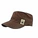 Produktbild Baseball Cap für Herren und Damen Hirolan Mode Unisex Eben Dach Militär Hüte Kadett Patrouillieren Buchse Hut Baseball Feldkappe Kinder Flexfit Baseball Cap mit Stick (Tarnung)