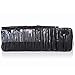 Lychee Beautiful 32pcs Cosmetic Makeup Makeup Brush Set with Free Bag (32Pcs Brown)
