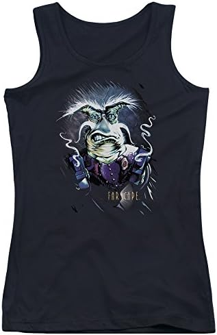 Farscape - Juniors Rygel Smoking Guns Tank Top, XX-Large, Black