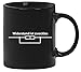 Produktbild WIDERSTAND IST ZWECKLOS, Kaffee Becher mit Motiv bedruckte Tasse Mug Kaffeebecher, Größe: onesize,Schwarz