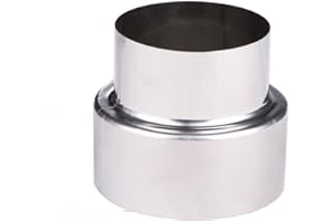 HpLive Reducción, reducción de tubos de acero inoxidable, conector de tubería, adaptador de chimenea