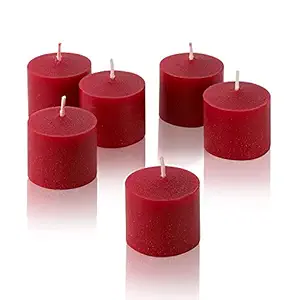 ZURU BUNCH Diwali Candle Multicolored scented Votive Candles for Home Decoration Smokeless Wax Candle Ideal Gift,Birthday, Diwali, Home Decoration Spa Aromatherapy, Every Day Use (Pack of 6)-Rose