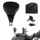Color: negro. Areyourshop Rider - Respaldo de conductor para HD Touring Road King Custom FLHR 1998-2008