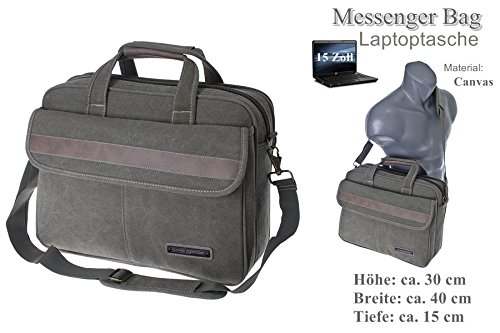 Schultertasche Aktentasche Flugbegleiter Laptop Umhängetasche Business Messenger Bag Notebook Tasche Black NEU … - 2
