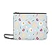 Produktbild WYYWCY Spiegeleier Toastbrot Tomate Muster Benutzerdefinierte hochwertige Nylon Slim Clutch Crossbody Tasche Umhängetasche