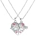 Men Style Silver Couple Love You Heart Pendent For Men And Boy RS.379.00