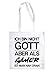 Produktbild Ich bin nicht Gott Gamer Jutebeutel White