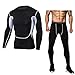 Produktbild Dkings Herren Funktionsshirt Herren,Thermo-Unterwäsche-Set Herren Quick Dry Compression Sport Set Gym Laufen Yoga Athletic Tights Pants + Hemdanzug