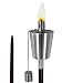 Produktbild Gartenfackel H110cm Edelstahl Öllampe Ölfackel Gartenlampe Windlicht