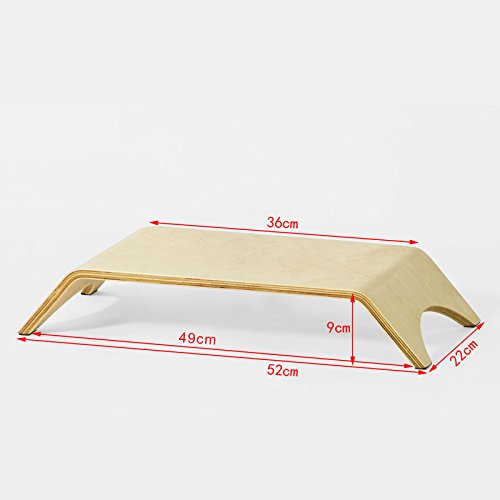 SoBuy® Design Monitor Bildschirm Ständer, Monitorerhöhung, Bildschirmerhöher, Monitorständer, Tischaufsatz, FRG98-N - 3