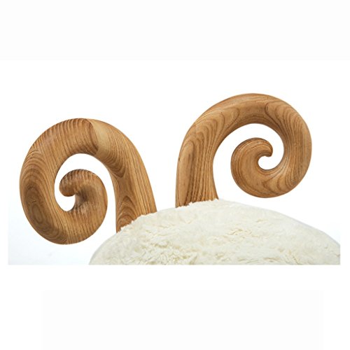 Nordic Solid Wood Children's Gift Stool Bench Baby Stool Family Cute Little Stool Creative Animal Stool ( Color : Sheep )