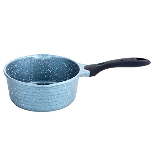 ROSSETTO Casserole de 20cm, Revêtement Anti-Adhérent, Tous Feux Dont Induction (Gris Perle)