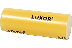 Pâte à polir solide LUXOR JAUNE - Très haute brillance, polissage finition pour métaux précieux, or, argent, platine, acier, inox, laiton - Ø30x80mm