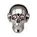 Produktbild Bluetooth Lautsprecher, SURPHY Mini Bluetooth V4.1 Lautsprecher, Cool Skull Head Lautsprecher mit LED Licht Arbeit mit iPhone / iPad / Samsung / Echo / Nexus / HTC / Laptops für Party / Home Decor / Holiday Gift,Pistolenfarbe